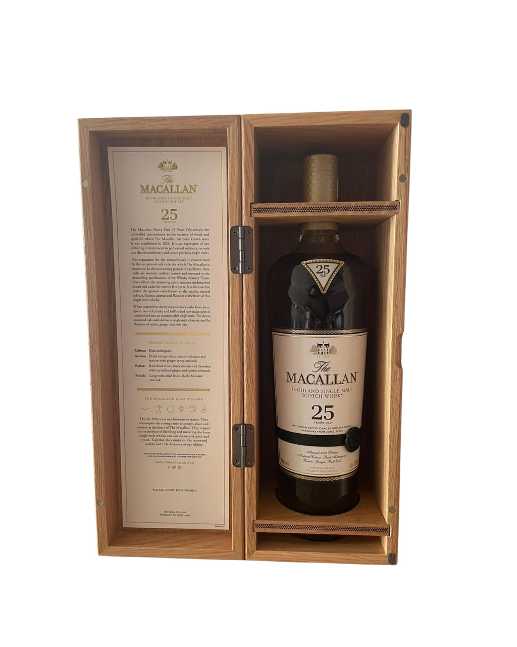 The Macallan Highland Single Malt Scotch Whisky - 25 Years