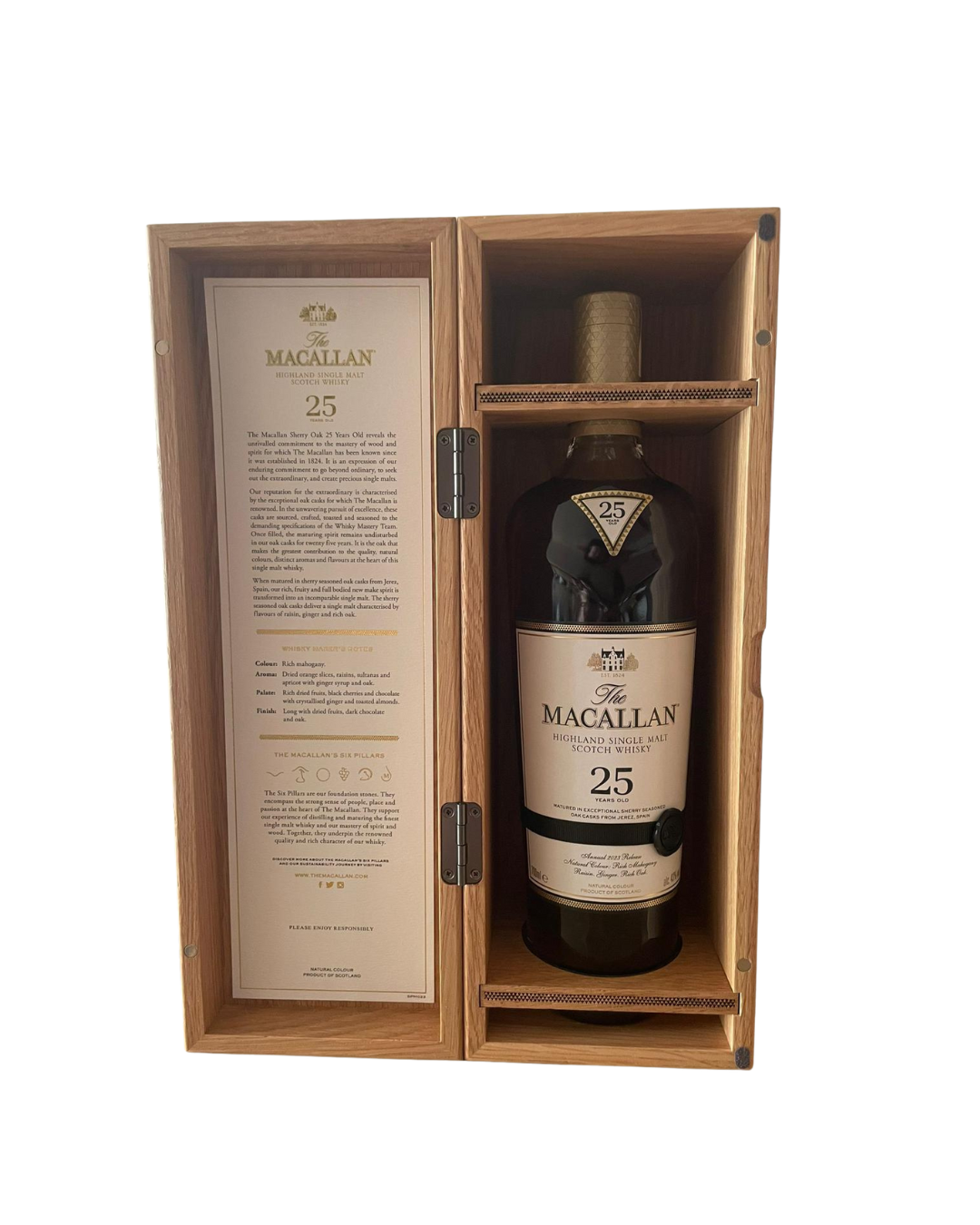 The Macallan Highland Single Malt Scotch Whisky - 25 Years