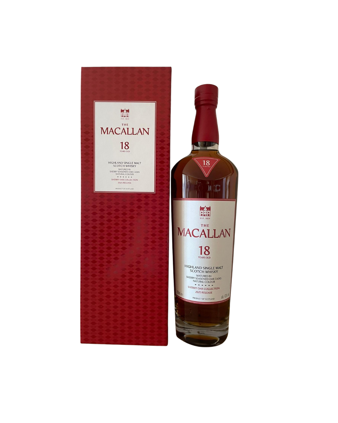 The Macallan Highland Single Malt Scotch Whisky - 18 Years