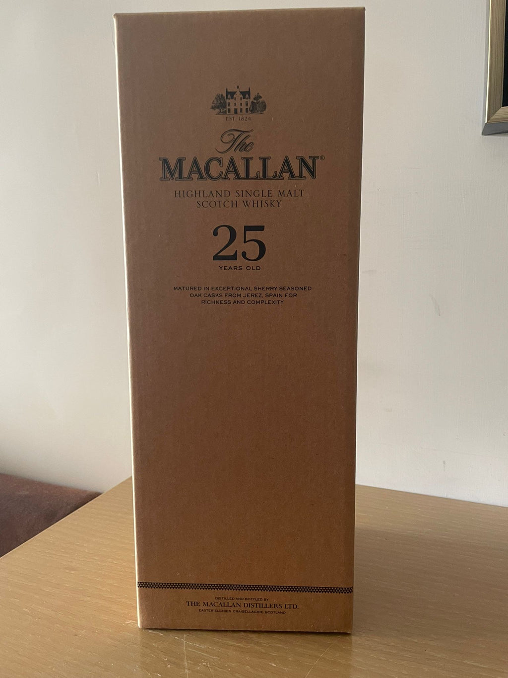 The Macallan Highland Single Malt Scotch Whisky - 25 Years